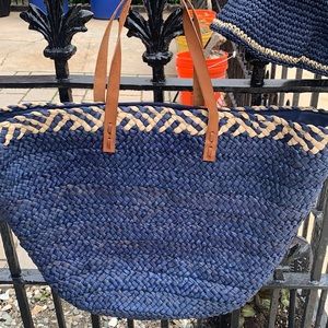 Loft straw bag & hat